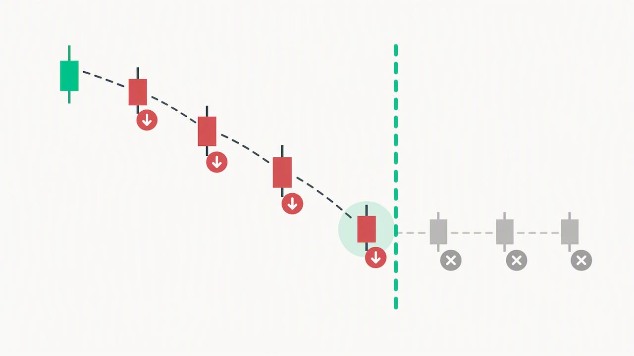 Daily stop interrupts a sequence of losses